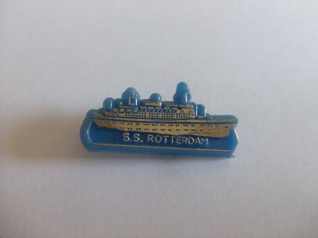 SS Rotterdam Holland Amerika lijn blauw